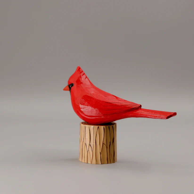 Male Cardinal + Stand