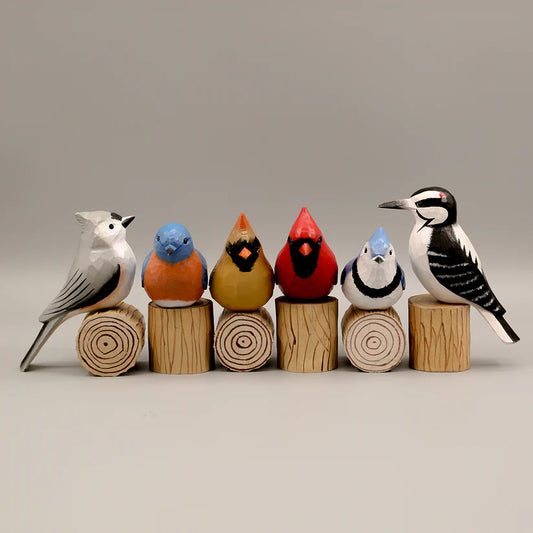 Set of 6 Birds + 6 Stands